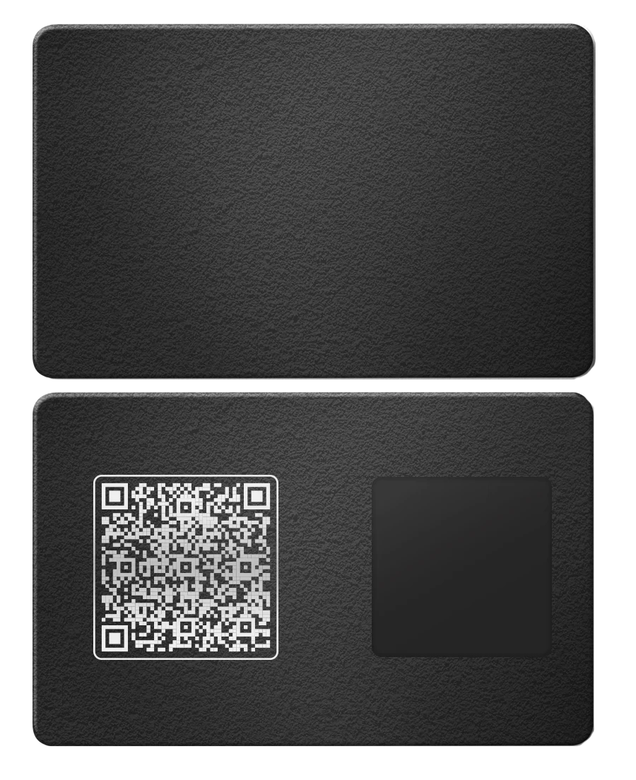 Metal Digital Business Cards