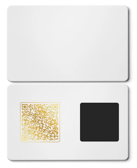 White Metal BUSINESS CARDS