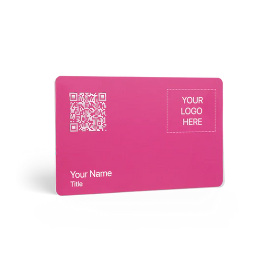 Pink Digital Business Card | PVC Card